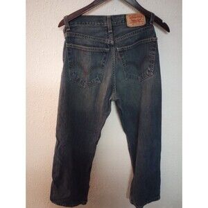 Levis 569 Jeans Misses 16S Light Blue Loose Straight Fit Used Vintage Red Tag